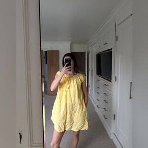 Piyama Yellow Babydoll Tunic Dress